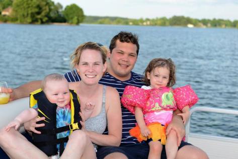 We've got windy boat hair  and we don't care.